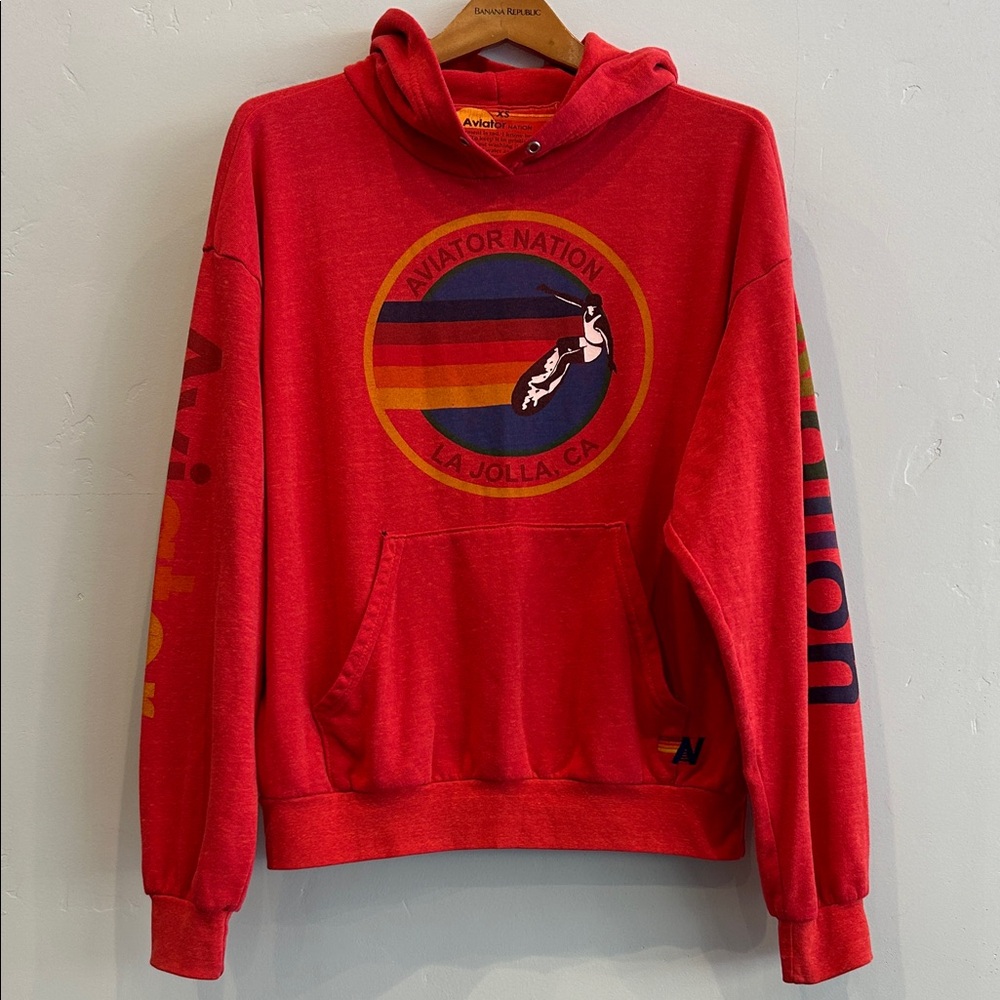 Aviator Nation La Jolla Relaxed Pullover Hoodie - Picture 2 of 9